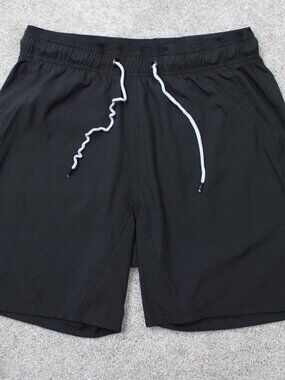 BYLT Shorts Mens Large Black Linerless Active Drawstring Athletic Athleisure